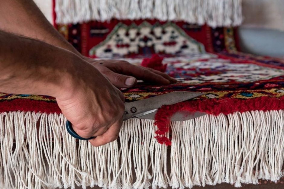همه چیز در مورد عملیات پایان فرش - قالیشویی بانو
